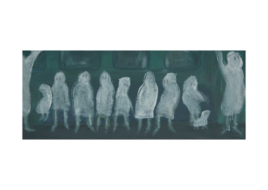Ghost on the Subway Train | Giclée Fine Art Print