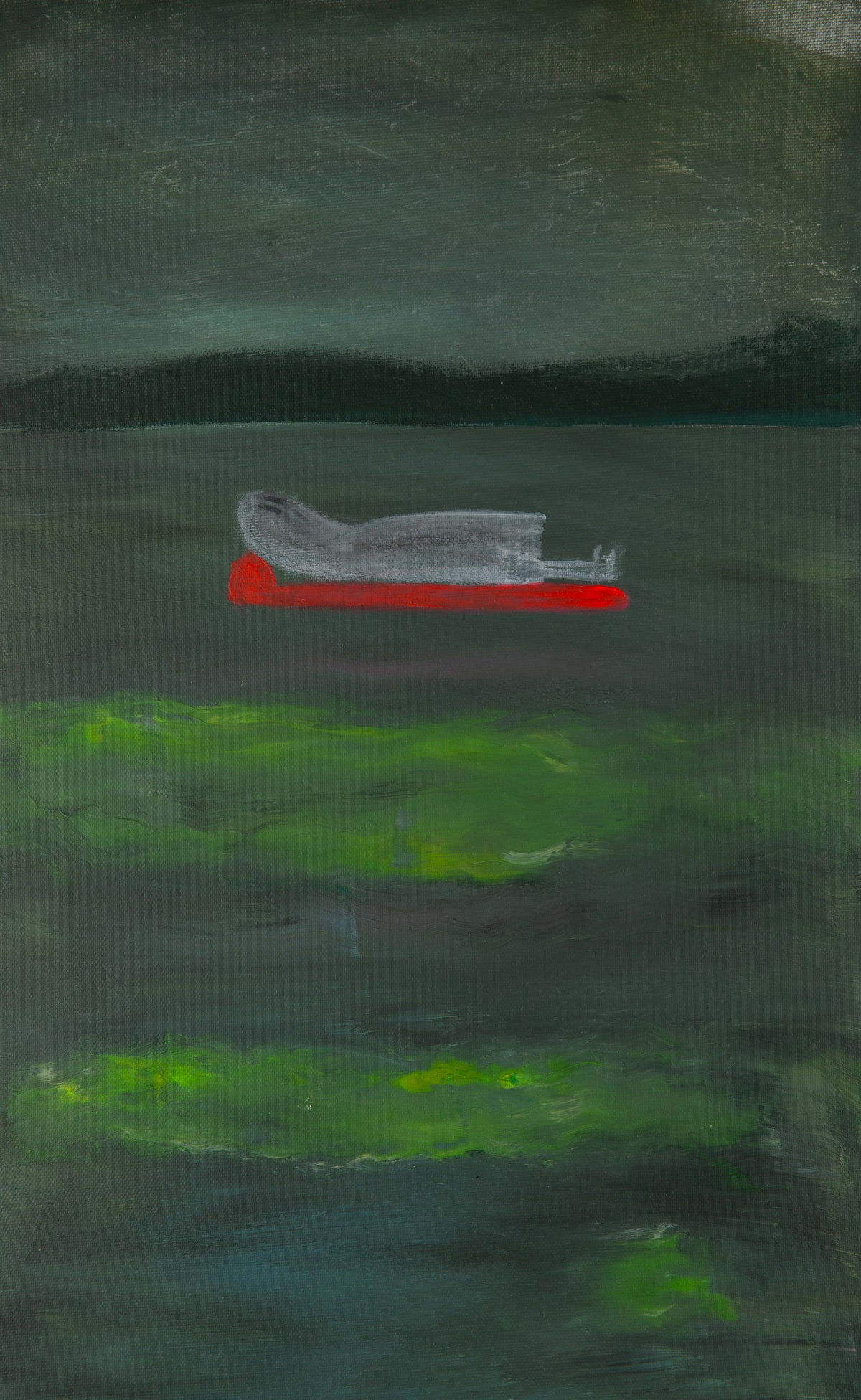 Ghost on a Lilo Giclée Print