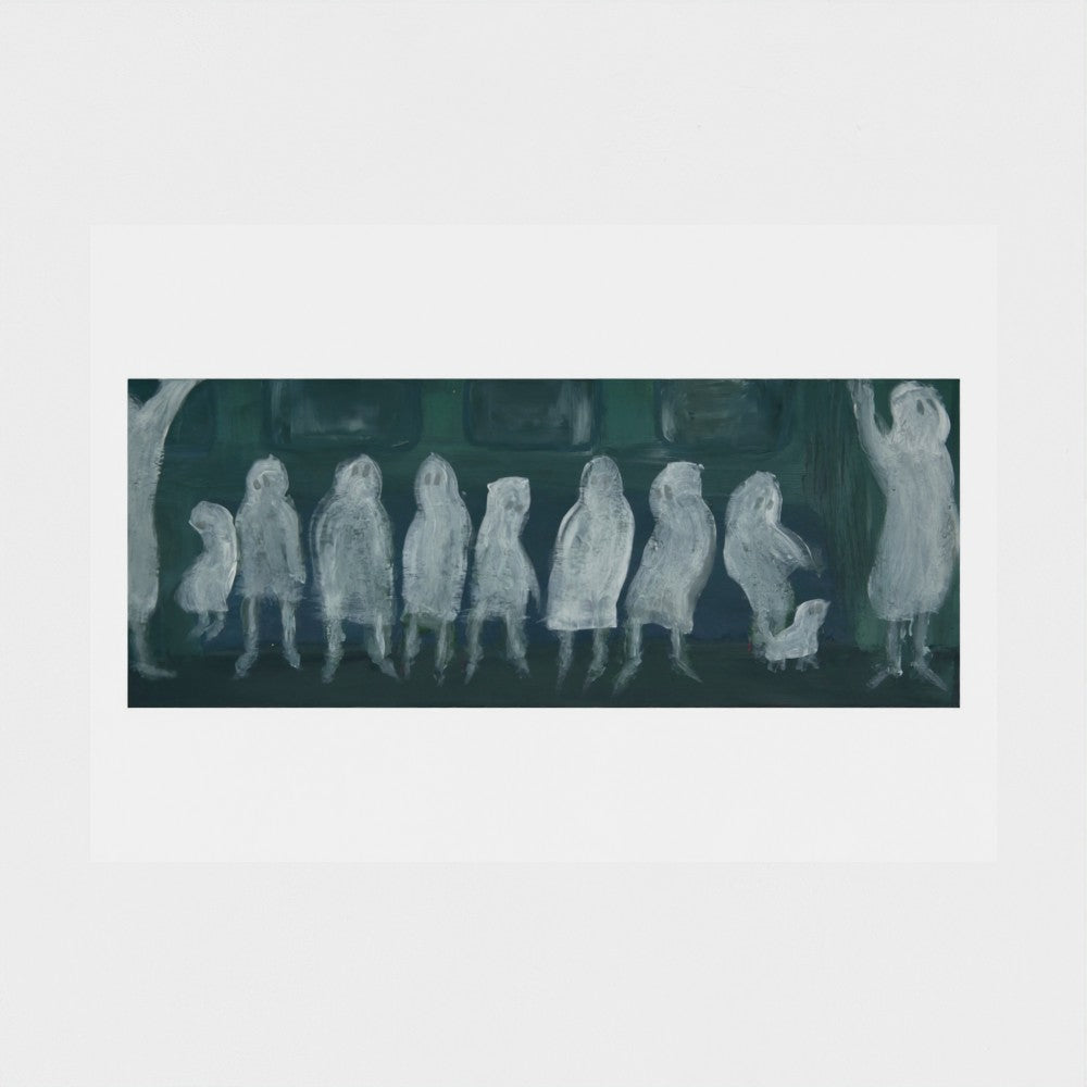 Ghost on the Subway Train | Giclée Fine Art Print